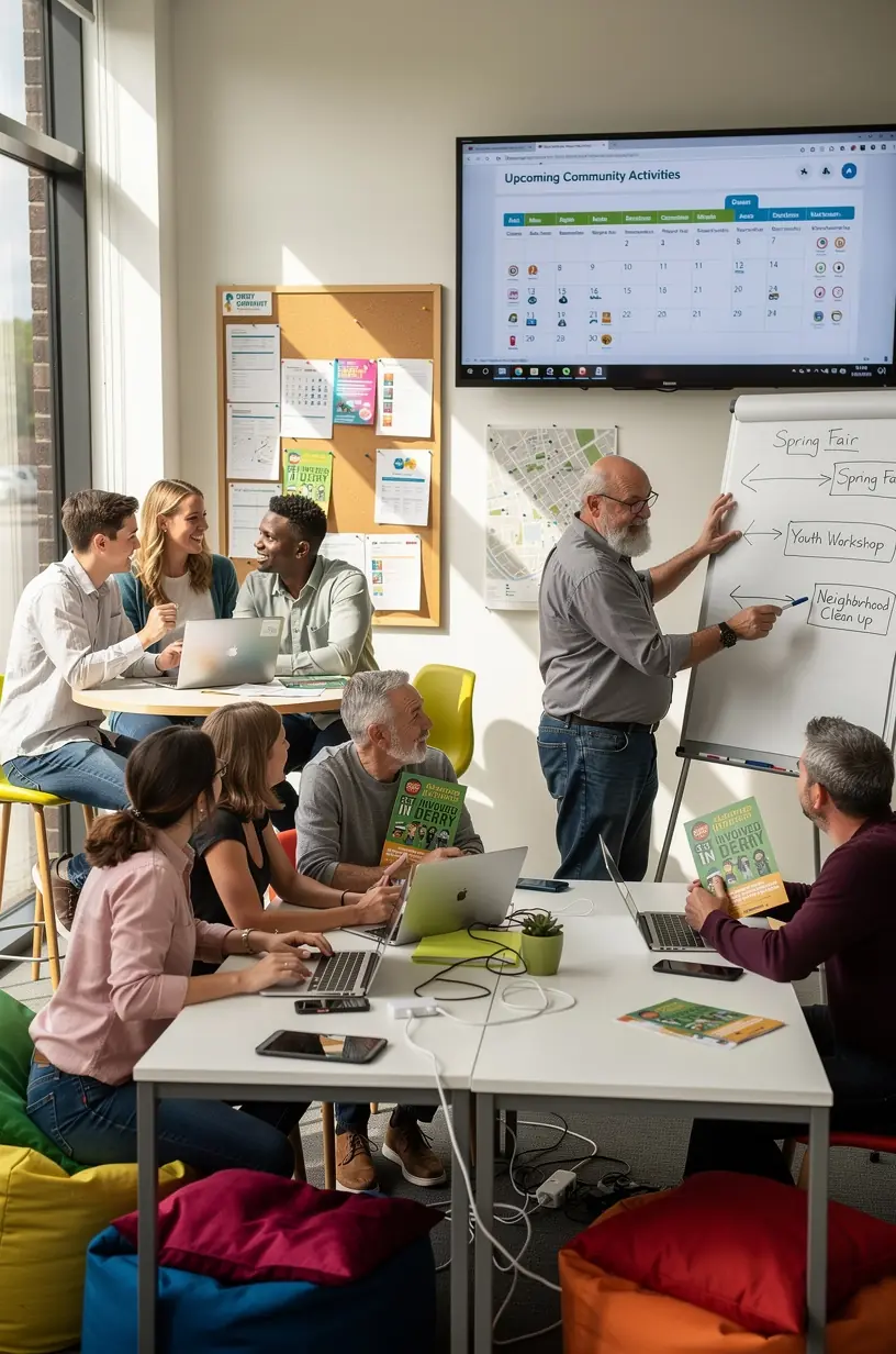 Local event planning strategies for community engagement.